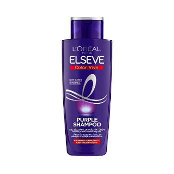 L´Oréal Paris Șampon pentru păr blond, vopsit și inclusiv pentru părul cu șuvițe Elseve Color-Vive Purple (Shampoo) 200 ml