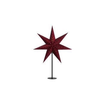 Decorațiune luminoasă burgundy ø 45 cm  cu model de Crăciun Clara – Markslöjd