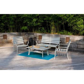 Set măsuță, scaune și bancă pentru grădină Ezeis Spring Lounge