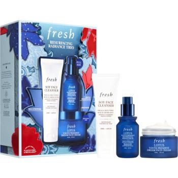 fresh Lotus Resurfacing Trio set pentru îngrijirea tenului