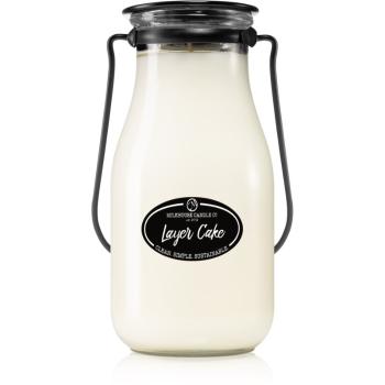 Milkhouse Candle Co. Creamery Layer Cake lumânare parfumată Milkbottle 397 g