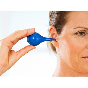 Dispozitiv pentru curătarea urechilor - albastru