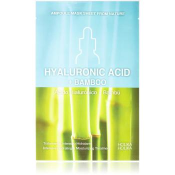 Holika Holika Ampoule Mask Sheet From Nature Hyaluronic Acid + Bamboo masca de celule cu efect hidrantant si hranitor