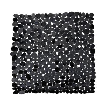 Covor baie anti-alunecare Wenko Drop, 54 x 54 cm, negru