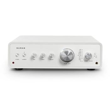 Numan Drive Digital, amplificator stereo, 2x170W / 4x85W RMS, AUX / Phono / coaxial, alb