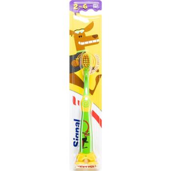 Signal Kids perie de dinti ultra moale pentru copii Green-Yellow 1 buc