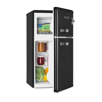 Klarstein Irene, frigider-congelator, 61 l frigider, 24 l congelator, negru