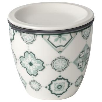 Recipient din porțelan pentru alimente Villeroy & Boch Like To Go, ø 7,3 cm, verde - alb