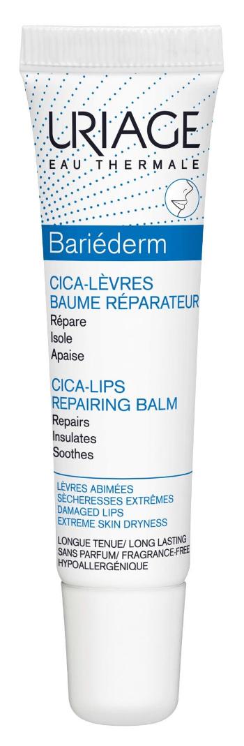 Uriage Balsam regenerant pentru buzele uscate si crăpate (Cica Lips Protection Balm) Balsa (Cica Lips Protection Balm) 15 ml