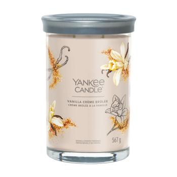 Yankee Candle Lumânare aromatică Signature tumbler mare Vanilla Creme Brulée 567 g