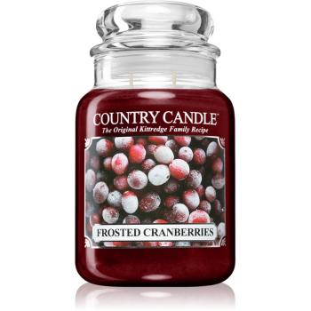 Country Candle Frosted Cranberries lumânare parfumată 680 g