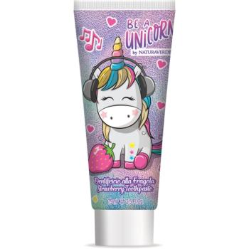 Be a Unicorn Naturaverde Toothpaste Pasta de dinti pentru copii. cu aroma de capsuni 75 ml