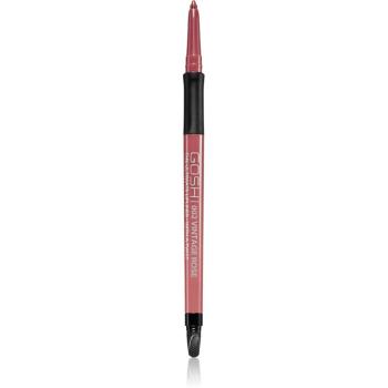 Gosh The Ultimate Lip Liner creion contur pentru buze, waterproof cu ascutitoare culoare 002 Vintage Rose 0.35 g