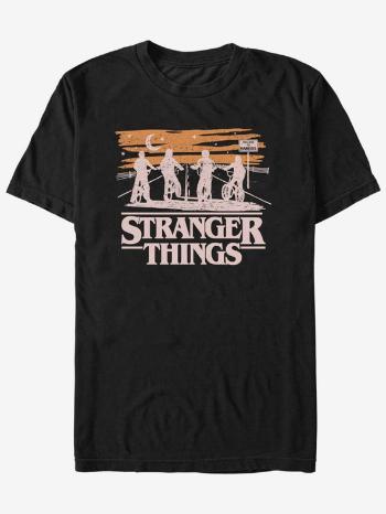 ZOOT.Fan Netflix Stranger Things Tricou Negru