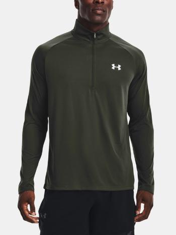 Under Armour UA Tech 2.0 1/2 Zip Tricou Verde