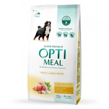 OPTIMEAL Adult L-XL, Pui, hrană uscată câini, 1.5kg