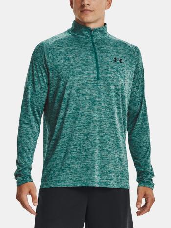 Under Armour UA Tech 2.0 1/2 Zip Tricou Verde