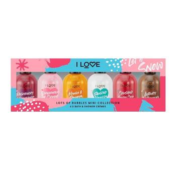 I Love Set cosmetic de ingrijire corporală Lots of Bubbles Mini Collection 6 x 100 ml