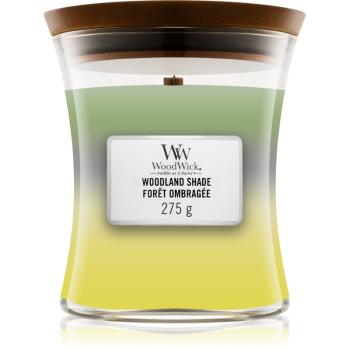 Woodwick Trilogy Woodland Shade lumânare parfumată  cu fitil din lemn 275 g