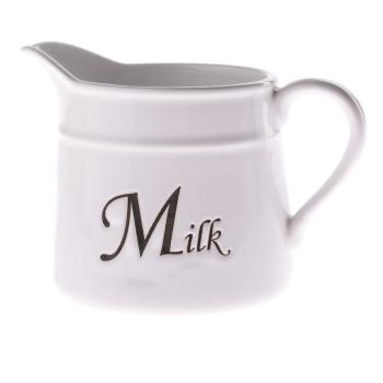Ulcior lapte din ceramică Dakls, 460 ml, alb