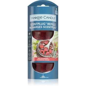 Yankee Candle Red Raspberry Refill rezervă pentru difuzorul electric 2x18,5 ml