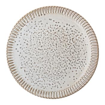 Farfurie din gresie ceramică Bloomingville Thea, ø 20 cm, alb-gri