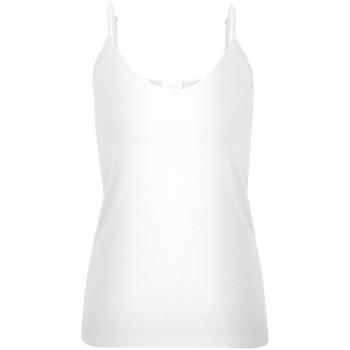 Vero Moda Doamne topi Maxi My Soft V Singlet Gal Noos Bright White L