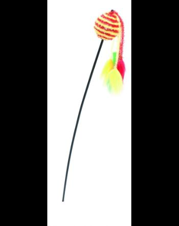 COMFY Jucărie Wilma undiță cu minge galben-roșu 65 cm