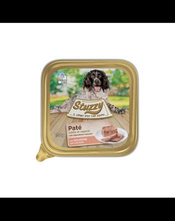 STUZZY Pate cu somon pentru caine adult 150 g