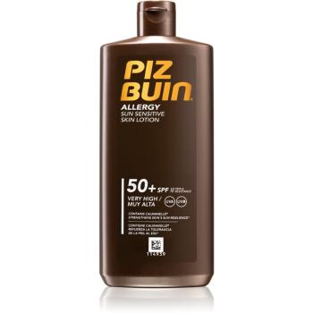 Piz Buin Allergy lotiune de plaja pentru pielea sensibila SPF 50+ 400 ml