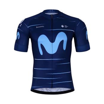 
                 BONAVELO Tricou de ciclism cu mânecă scurtă - MOVISTAR 2022 - albastru  
            