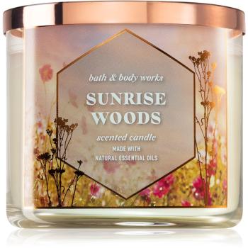 Bath & Body Works Sunrise Woods lumânare parfumată 411 g