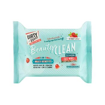 Dirty Works Șervețele demachiante umede Beauty Clean (Cleansing Face Wipes)