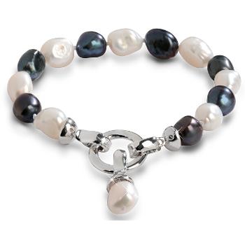 JwL Luxury Pearls Brățară cu perle reale în două nuanțe JL0317