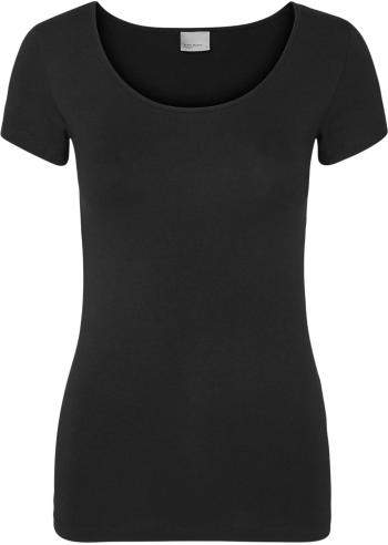 Vero Moda Tricou pentru femei VMMAXI Regular Fit 10148254 Black XS