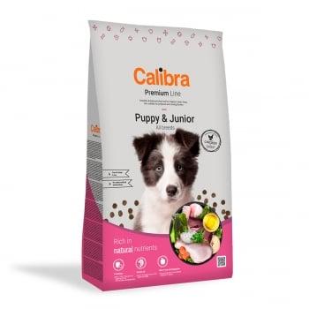 CALIBRA Premium Line Puppy & Junior, Pui, pachet economic hrană uscată câini junior, 12kg x 2