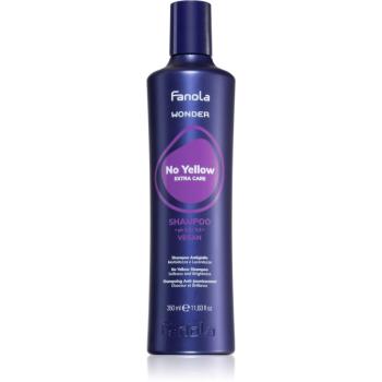 Fanola Wonder No Yellow Extra Care Shampoo șampon pentru neutralizarea tonurilor de galben 350 ml