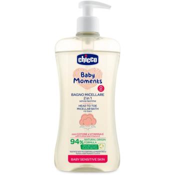 Chicco Baby Moments Sensitive șampon micelar pentru corp si par 500 ml