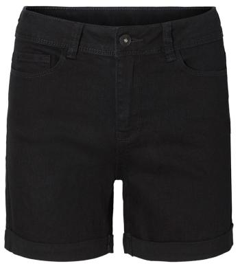 Vero Moda Shorts pentru femei Hot Seven Nw Dnm Fold Shorts Mix Noos Black L