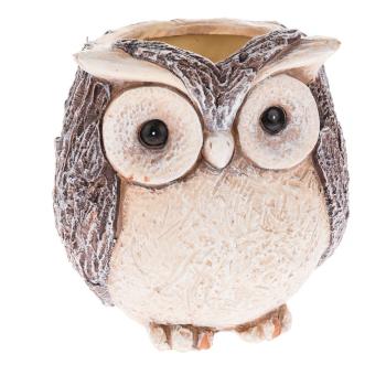 Ghiveci decorativ din ceramică Owl - Dakls