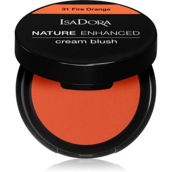 IsaDora Nature Enhanced Cream Blush Blush compact cu oglinda culoare 31 Fire Orange