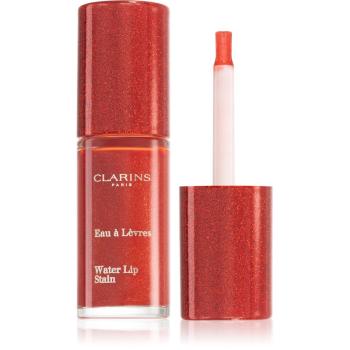 Clarins Water Lip Stain Lip Gloss mat cu efect de hidratare culoare 06 Sparkling Red Water 7 ml