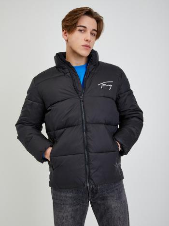 Tommy Jeans Signature Puffer Jachetă Negru