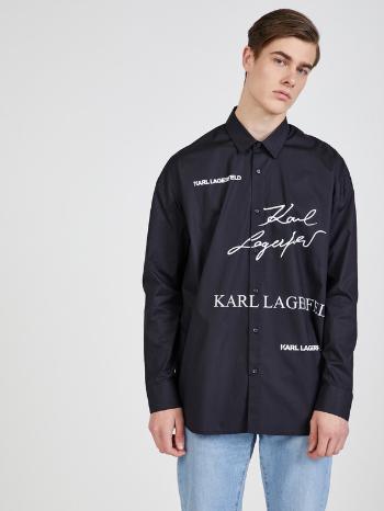 Karl Lagerfeld Cămașă Negru