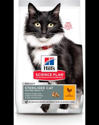 HILL'S Science Plan Feline Mature(7+) Adult Sterilised cu pui 3 kg