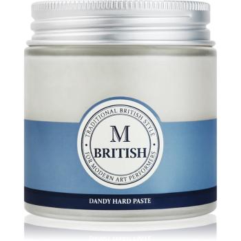 BRITISH M Dandy Hard Paste gel modelator pentru coafura pentru volum și formă 100 g