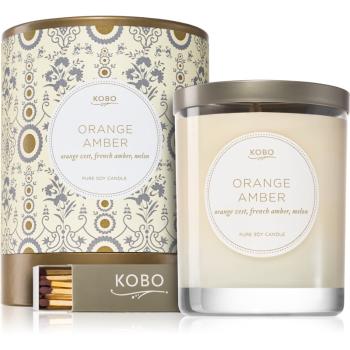 KOBO Motif Orange Amber lumânare parfumată 312 g
