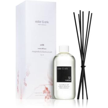 ester & erik room diffuser magnolia & blackcurrant (no. 51) reumplere în aroma difuzoarelor 300 ml