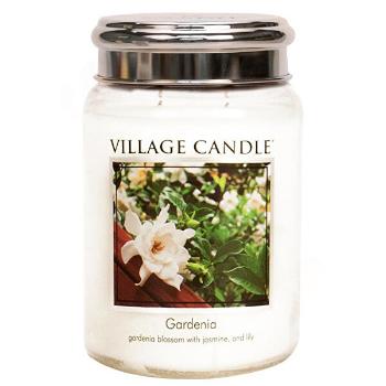 Village Candle Lumânare parfumată în sticlă Gardenia 645 g