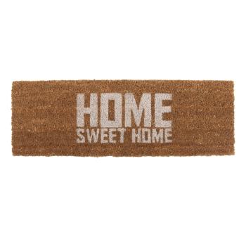 Preș PT LIVING Home Sweet Coir, 75 x 26 cm, alb maro